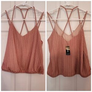 NWT Express Strappy Glitter Top